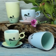 低价零售批发茶具、特色创意陶瓷杯、咖啡杯 有意联系